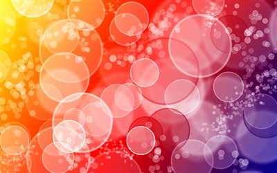 colorful abstract glare, 4k, artwork, creative, abstract bubbles, abstract backgrounds, bubbles patterns, background with bubbles