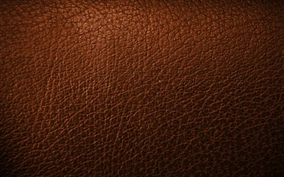 en cuir marron fond, 4k, de cuir, de motifs, de textures de cuir, de cuir brun texture, brun origines, de milieux, de la macro, du cuir