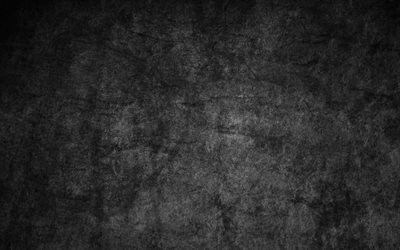 black stone i bakgrunden, 4k, sten texturer, grunge bakgrunder, stone wall, svart bakgrund, svart sten