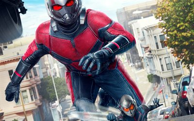 Ant-Man, Wasp, 2018 movie, poster, Ant-Man and the Wasp, superheroes