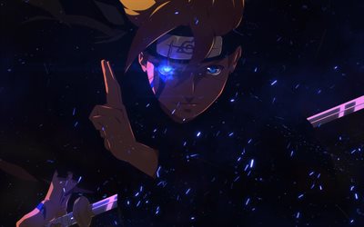 Boruto Uzumaki, manga, blue eye, Naruto, Boruto