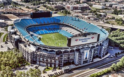 Bank of America Stadium, football stadium, Charlotte, North Carolina, USA, NFL, Carolina Panthers-Stadion, National Football League