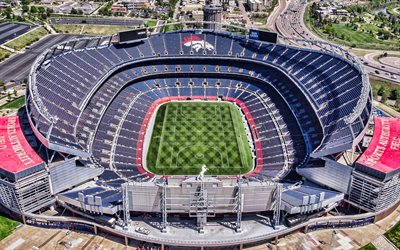 Broncos Stadium at Mile High, Invesco Field, Denver, USA, Denver Broncos stadium, football stadium, NFL, Mile High Stadium