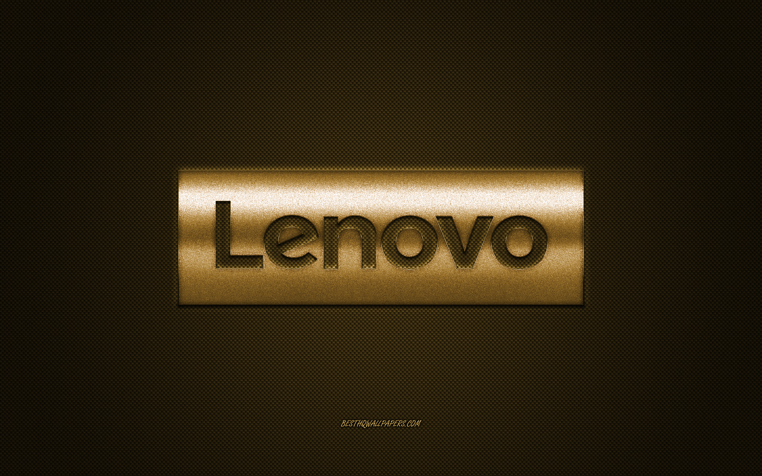 ダウンロード画像 レノボ 金色グリッターロゴ 壁紙用ノデバイス レノボのロゴ 炭素繊維の背景 クリエイティブ アート 大lenovoロゴ 画面の解像度 2560x1600 壁紙デスクトップ上