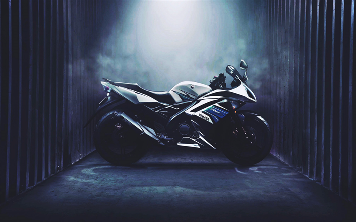 Yamaha YZF-R15, vista laterale, 2019 moto, superbike, fumo, 2019 Yamaha YZF-R15, giapponese, moto, Yamaha