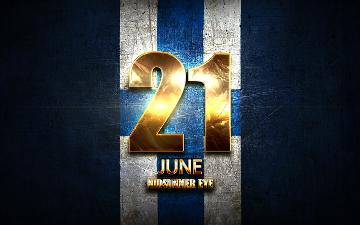 عشية منتصف الصيف, 21 يونيو, الذهبي علامات, الفنلندية الأعياد الوطنية, فنلندا أيام العطل الرسمية, فنلندا, أوروبا