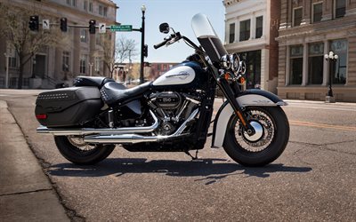 Harley-Davidson Heritage, side view, 2019 bikes, superbikes, classic motorcycles, Harley-Davidson, american motorcycles