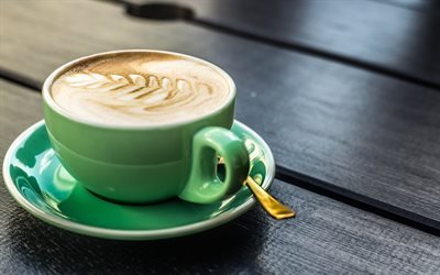 cappuccino, caf&#233;, lait, tasse