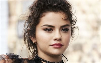 4k, Selena Gomez, le portrait, la photographie, l&#39;Entra&#238;neur de la Campagne, la beaut&#233;, superstars, chanteuse am&#233;ricaine, brunette