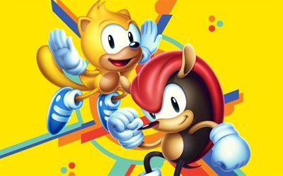Sonic Mania, 2018 jogos, Poderoso o Tatu, Ray o Esquilo Voador, Sonic Mania Plus
