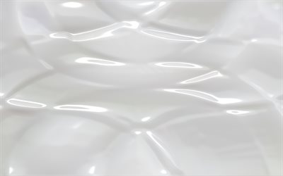 white milk texture, white wave texture, white plastic texture, waves background, 3d waves texture, milk texture