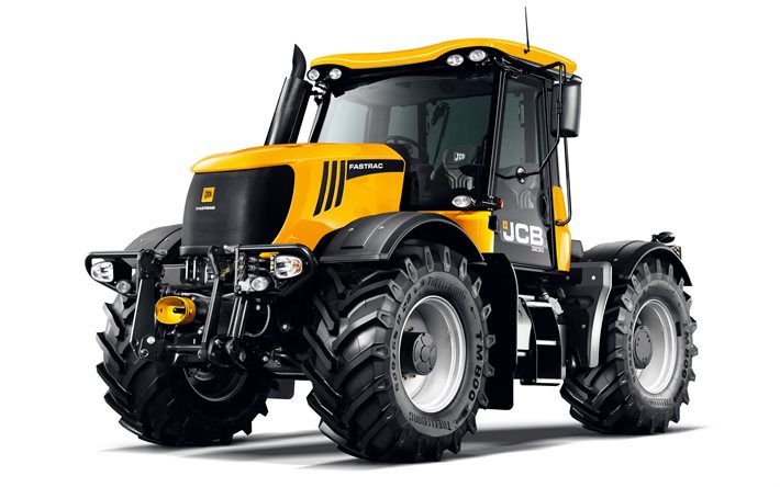 JCB Fastrac 3230, Agricultural tractor, new Fastrac 3230, white background, tractors, JCB
