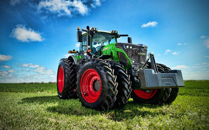 Fendt Vario 942, 4k, 2020 traktorer, jordbruksmaskiner, traktor, nya 942 Vario, fält, skörd begrepp, Fendt