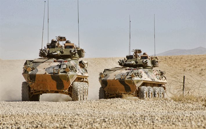 ASLAV, Australian Light Armoured Vehicle, amphibious armoured reconnaissance vehicle, Australian Army, modern combat vehicles