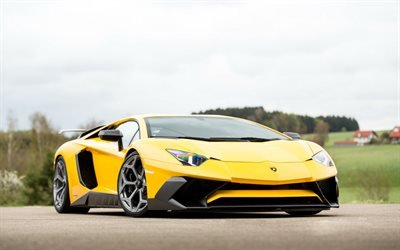 Lamborghini Aventador, 2017, LP 750-4, tuning Aventador, Novitec Torado, Italienska sportbilar, Lamborghini