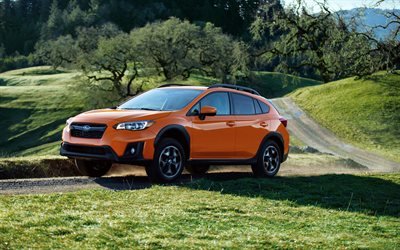 4k, Subaru Crosstrek, offroad, 2018 cars, crossovers, Subaru
