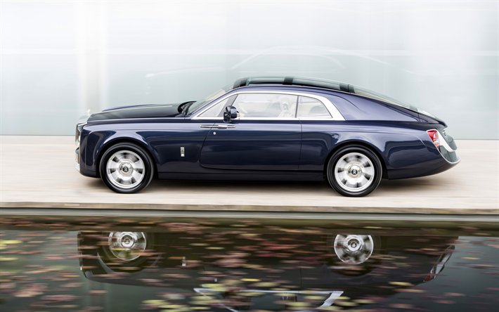 Rolls-Royce Sweptail, 2017, vista Laterale, auto di lusso, coup&#233; di lusso, le auto Inglesi, Rolls-Royce