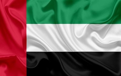 Birleşik Arap Emirlikleri bayrağı, Birleşik Arap Emirlikleri Bayrak, Doğu, Asya, Birleşik Arap Emirlikleri