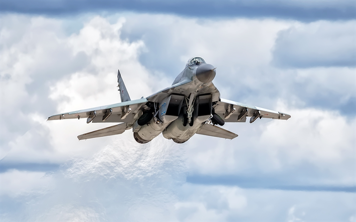 O MiG-29, lutador, Mikoyan MiG-29, Fulcro, avi&#245;es de combate, jet fighter, Uni&#227;o Sovi&#233;tica Ex&#233;rcito