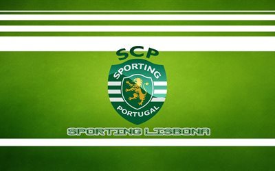 Sport, Lissabon, Portugal, fotboll, emblem Sport, logotyp