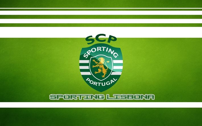 El Sporting de Lisboa, Portugal, el f&#250;tbol, el emblema Deportivo, logotipo