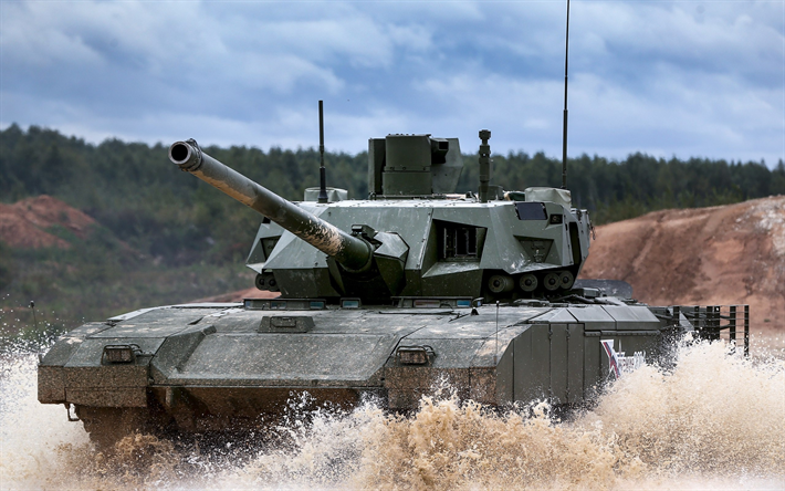 Russian battle tank, T-14, Armata, Russian army, modern armored vehicles, tank