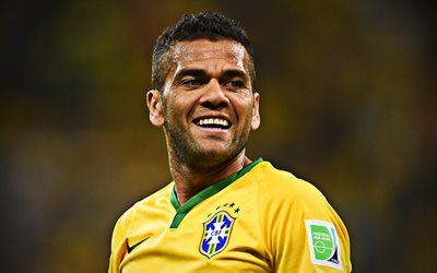 Dani Alves, match, Brasilianska Landslaget, Alves, fotboll, Brasiliansk fotboll