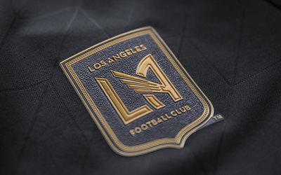 Los Angeles FC, 4k, amblemi, Amerikan Futbol Kulübü, logo, T-shirt, İLKAY, ABD, futbol