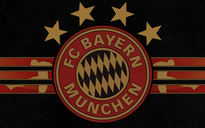 bayern m&#252;nchen fc, kreative kunst, logos, wappen, fussball-verein, bundesliga, deutschland