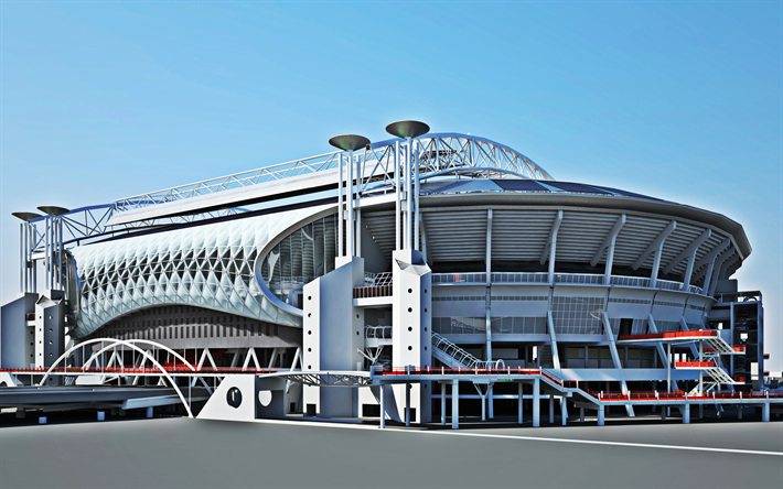 Johan Cruyff, Arena, Amsterdam Arena, Amsterdam, pa&#237;ses Bajos, el AFC Ajax stadium, ingl&#233;s estadios de f&#250;tbol, Johan Cruijff ArenA