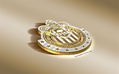 CD غوادالاخارا, المكسيكي لكرة القدم, الذهبي الفضي شعار, غوادالاخارا, المكسيك, والدوري, 3d golden شعار, الإبداعية الفن 3d, كرة القدم, شيفاز غوادالاخارا