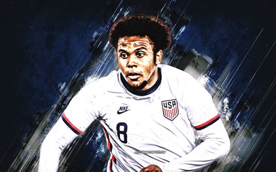 Weston McKennie, United States national soccer team, USMNT, american football player, midfielder, USA, football