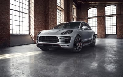 Porsche Macan Turbo, 4k, 2018 cars, new Macan, tuning, Exclusive Performance Edition, Porsche