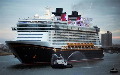 El Disney Dream, crucero, embarcaci&#243;n de lujo, de pasajeros de l&#237;nea, la L&#237;nea de Cruceros Disney