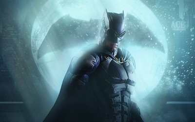Batman, superhj&#228;lte, konst, 2017 film, Justice League