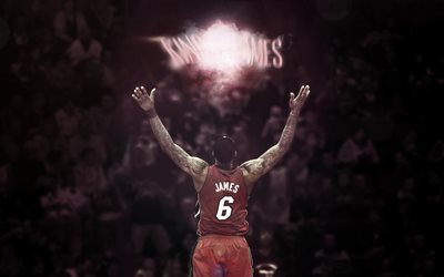 LeBron James, NBA, Miami Heat, Basketball, USA