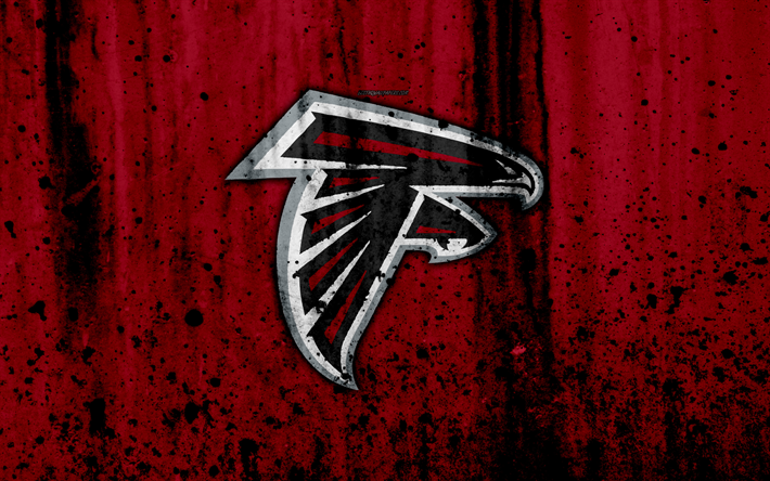 Download wallpapers  4k  Atlanta  Falcons  grunge NFL 