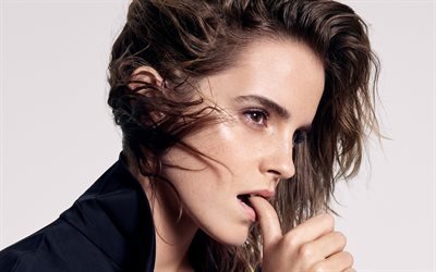 Emma Watson, Hollywood, 2017, Elle, american actress, beauty