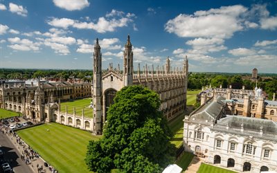 University of Cambridge, university buildings, old universities, Cambridge cityscape, Cambridge, England, United Kingdom