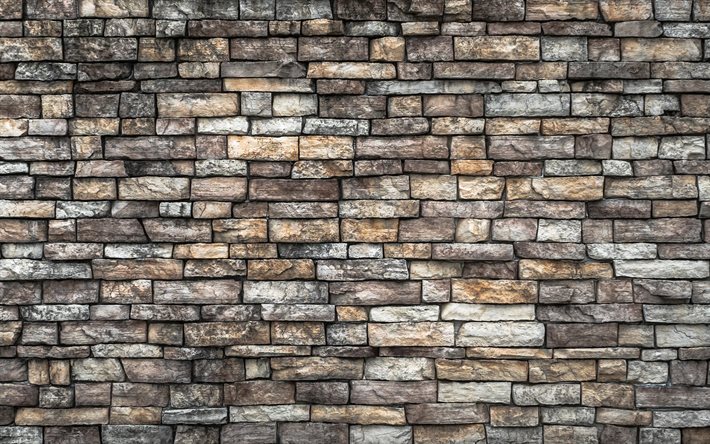 gray stone wall, 4k, macro, natural rock texture, stone textures, gray stones, stone backgrounds, background with natural rock, gray backgrounds