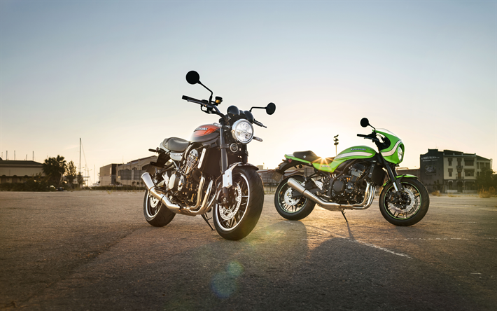Kawasaki Z900RS, 4k, sbk, 2018 motos, novo Z900RS, japon&#234;s motocicletas, Kawasaki