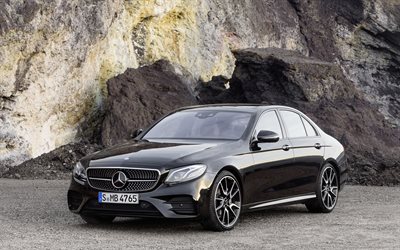 Mercedes-E43 AMG, 2018 arabalar, sedan, yeni E43, Alman otomobil, Mercedes