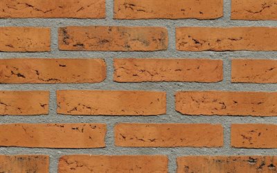 brun brickwall, macro, brun briques, briques de textures, mur de briques, de briques, mur, brun pierre fond, brun briques &#224; l&#39;identique des briques, des briques de fond