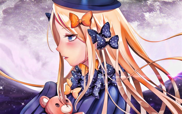 Abigail Williams, close-up, Fate Grand Order, Fate Series, Foreigner, protagonist, manga, TYPE-MOON