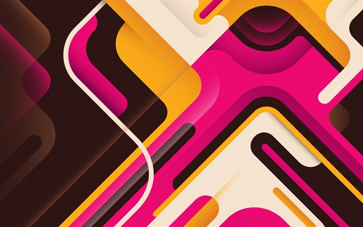 ダウンロード画像 カラフルな抽象的背景 茶色のピンクの抽象化 床がビショビショにな背景 レトロな抽象化 ベクトルの背景 フリー のピクチャを無料デスクトップの壁紙