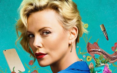 Gringo, 2018, Charlize Theron, 4k, poster, comedy thriller, new movies
