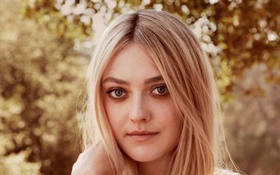Dakota Fanning, 4k, photoshoot, Town And Country, beauty, Hollywood, american actress