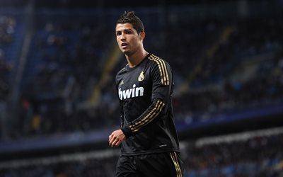 4k, Cristiano Ronaldo, match, les stars du football, CR7, le Real Madrid, football, Ronaldo, La Liga, les gars