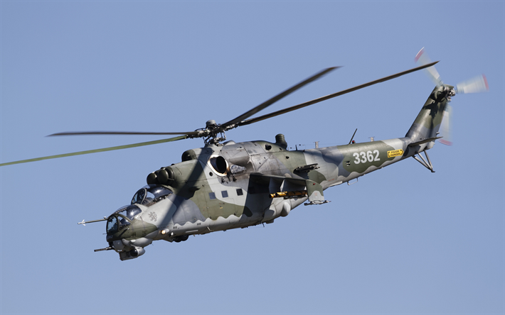Mi-35M, elicottero d&#39;attacco, Elicotteri della Russia, Mil Mi-35, aeronautica militare