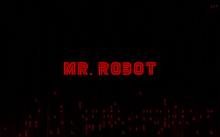 Mr Robot, 4k, TV Series, 2018 movie, minimal, logo